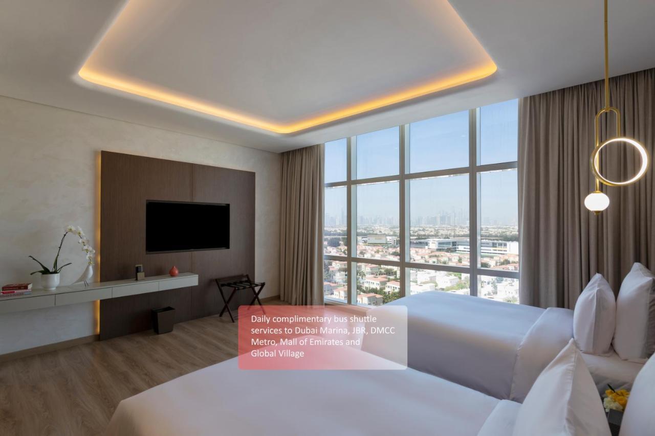 Movenpick Jumeirah Village Triangle Dubai Esterno foto Deluxe room
